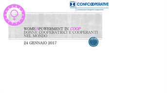 WomeNpowerment in Coop - Donne Cooperatrici e Cooperanti...