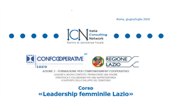 Commissione Dirigenti Cooperatrici Lazio - Percorso...