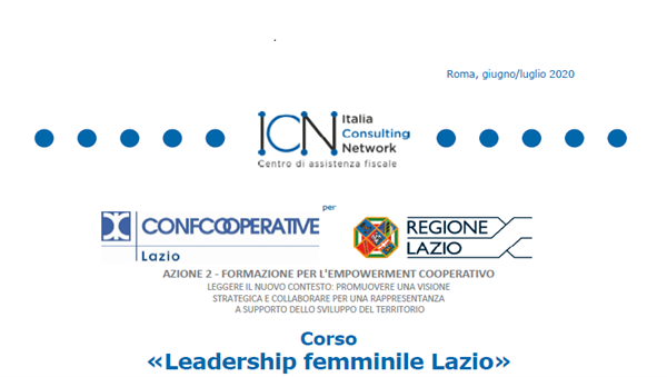 Commissione Dirigenti Cooperatrici Lazio - Percorso formativo Leadership al femminile e self empowerment