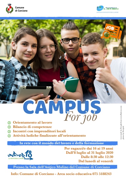 Campus for Job! Coop.va Frontiera Lavoro - Confcooperative Umbria