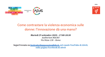 ASVIS - Come contrastare la violenza economica sulle...