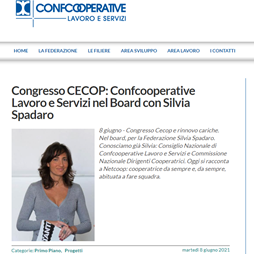 Rinnovo cariche Cecop; nel board Silvia Spadaro per Confcooperative Lavoro e Servizi